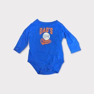 𝅺oshkosh | 3/$15 Blue Long Sleeve Diaper Graphic Shirt